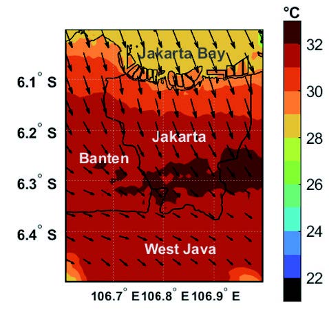 地球温暖化と都市発展がもたらす暑さの将来予測：インドネシア・ジャカルタを対象として