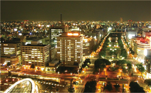 名古屋栄の夜景