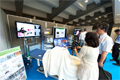 大型展示　大腸診断支援システムと外科手術支援システムの紹介